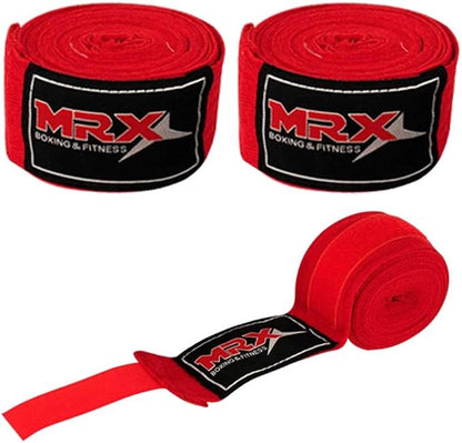 MRX BOXING & FITNESS Boxing Hand Wraps 100% Cotton Multi Colors Great for MMA Boxing Muay Thai Kick Boxing Training 118, 160, 180 Length