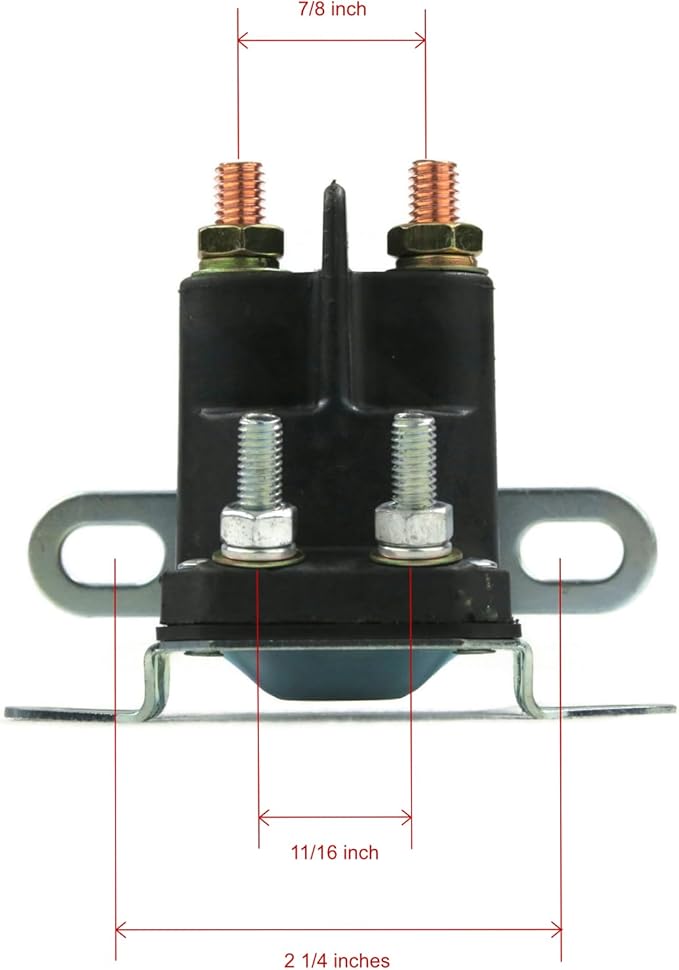 The ROP Shop | Starter Solenoid fit Husqvarna LGT2554 LT152 LT19538R LT2213 LTH154 RZ5426 Mower