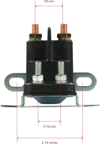 The ROP Shop | Starter Solenoid fit Husqvarna LGT2554 LT152 LT19538R LT2213 LTH154 RZ5426 Mower