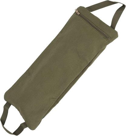 Topyond Sand Bag for Weight Training, Green Yoga Sand Bag with Handle, Yoga Weightlifting, Portable Fillable Yoga Canvas Sandbags for Yoga Weights and Training, Yoga Weight Bag