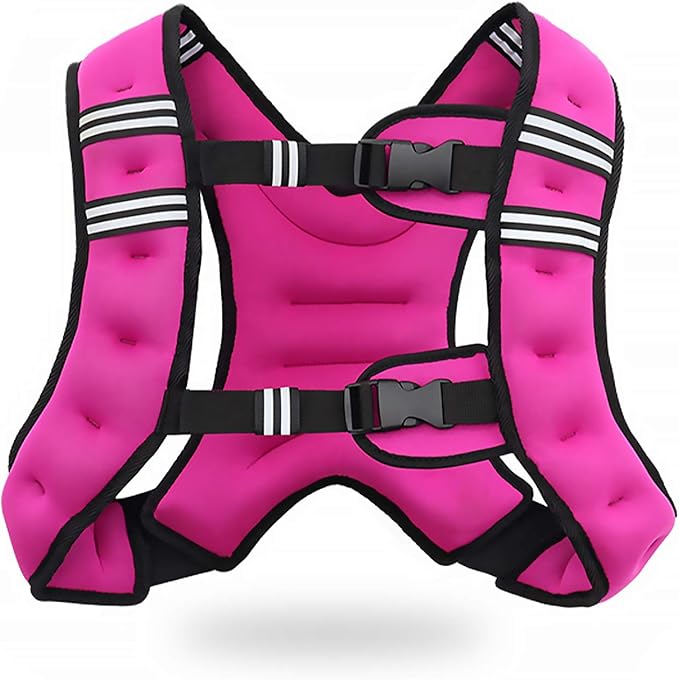 VIVITORY Weighted Vest Workout Equipment, 11lbs/18lbs Body Weight Vest for Men, Women, Strength Training, Running, Fitness, Muscle Building, Weight Loss, Weight lifting