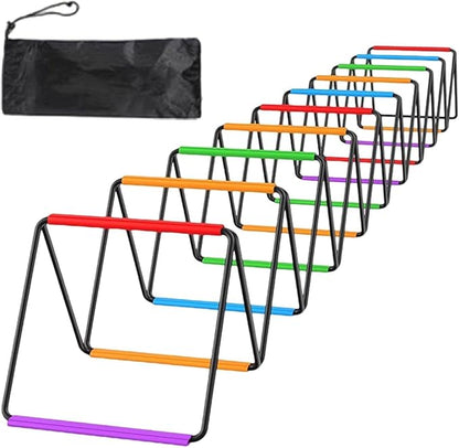 Agility Ladder Jumping Obstacles for Men Women and Kids Flexible Folding Football Footwork Speed Ladder for Volleyball