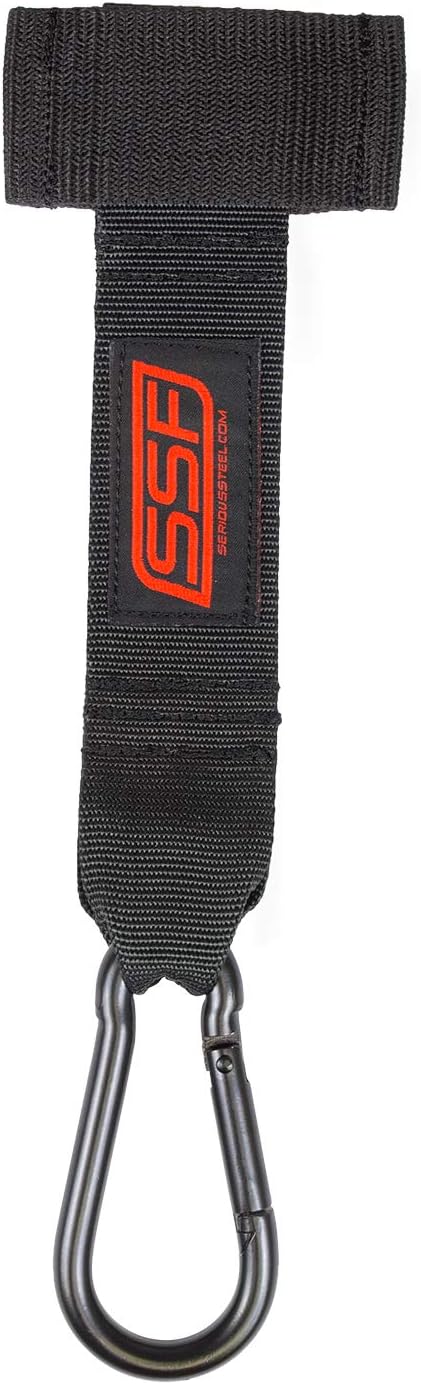 Serious Steel Fitness Resistance Exercise Band and Resistance Tube Anchors (Strap or Door Anchor)