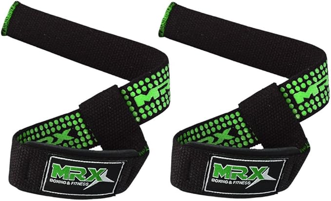 MRX Weight Lifting Bar Strap for Gym Workout Training Bodybuilding Deadlift Padded Straps Men/Women
