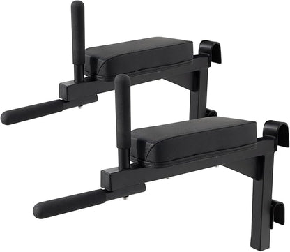 Swedish Ladder Dip Bar Attachment, Fits TS003A Ladder, Wood Stall Bar for School, Physical Therapy and Gymnastics, Multi-grip