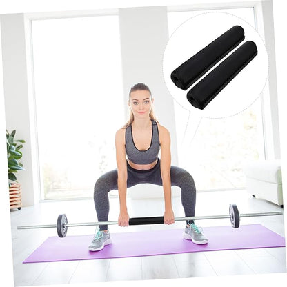Toyvian 2Pcs Barbell Shoulder Protective Pads Thick Weight Lifting Cover for Squats Lunges Hip Thrusts High Grip Support for Neck Shoulder Comfort