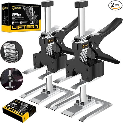 Labor Saving Arm Jack Handle 12 in Furniture Jack Drywall Lift for Wall Tile Locator, Multi Function Height Adjustment, Door Panel, Lever Arm Tool Board Weight 330lb, Lift Range 6.7In