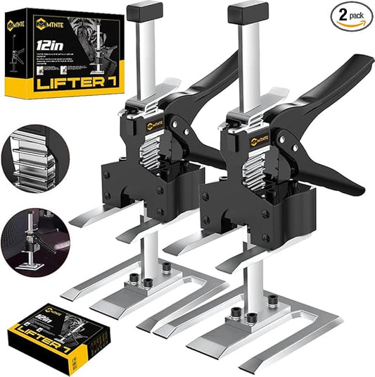 Labor Saving Arm Jack Handle 12 in Furniture Jack Drywall Lift for Wall Tile Locator, Multi Function Height Adjustment, Door Panel, Lever Arm Tool Board Weight 330lb, Lift Range 6.7In