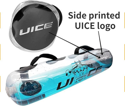UICE Heavy Duty Adjustable Aqua Bag Ultimate Core and Balance Workout-Sandbag Alternative Portable Stability Fitness Equipment for Training Ball Shape Home Outdoor Water Weights Sandbag Alternative