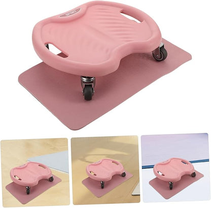 Milisten Ab Roller for Core Strength Training Wheel Stability Abdominal Exercise Machine for Home Fitness Sliding Plate Design for Targeted Workouts for Beginners Advanced Users