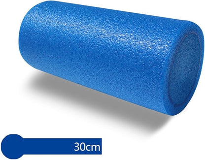 GALPADA Yoga Roller Epe Solid Foam Massage Stick 30x15cm Navy Deep Tissue Fitness Roller for Muscle and Pilates Balance Training