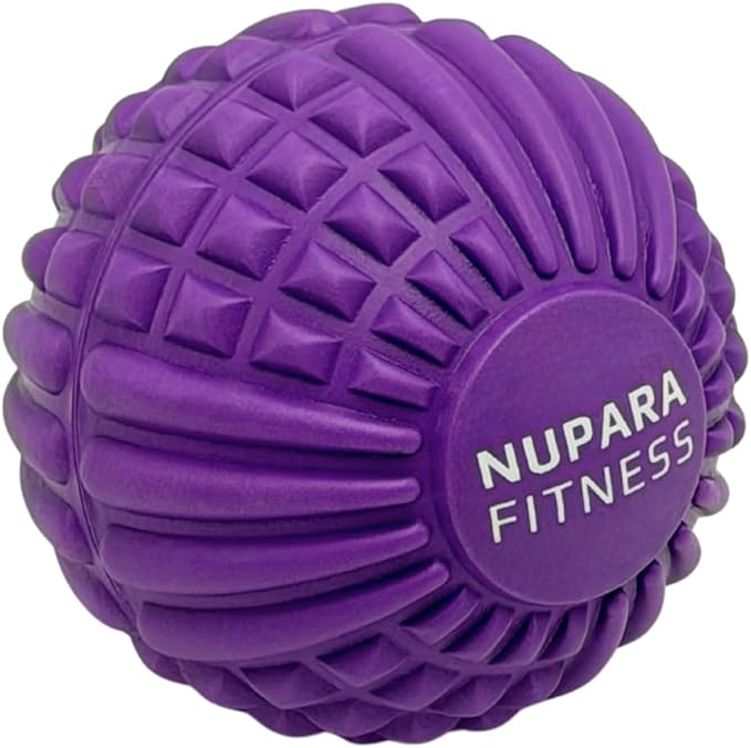 Massage Ball - Myofascial Release Ball for Recovery in Muscles, Shoulder, and Back. Trigger Point Massage and Pressure Point Therapy. (5-inch)