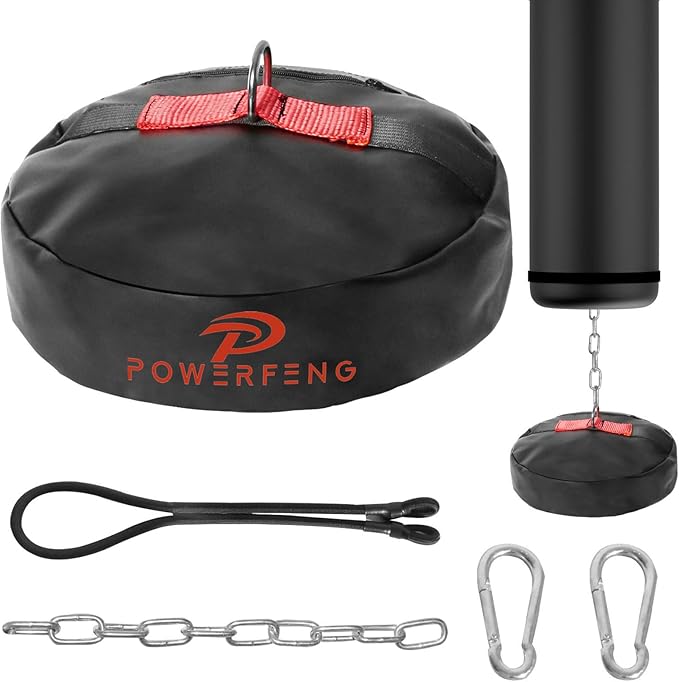 Double End Heavy Bag Anchor：Heavy-Duty Floor Anchor for Boxing Bags - Punching Bag Stand Weight Boxing Accessories Core Training Weight Bag for Gym Home
