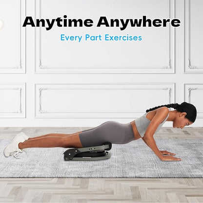 Ab Machine for Home Gym, Abs Workout Equipment for Sit Up Exercise, Ab Trainer Machine with Resistance Bands, Abdominal Exercise Equipment for All Ages