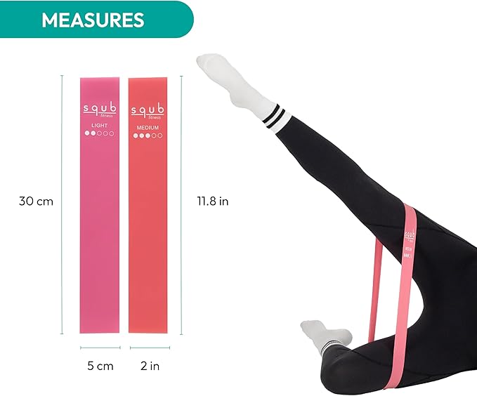 Fitness Resistance Bands Set Stretch Bands for Exercise Bands Resistance for Home Workout Bands, with Handles Bands for Working Out Portable Fitness Bands Resistance Bands for Women Elastic Band