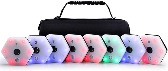 Agile Reaction Fitlight, Sports Reaction Agility Lights Training Kit with App, Improves Reaction Time & Agility for Athletes, Physical Therapists & Fitness Trainers Sports 8lights