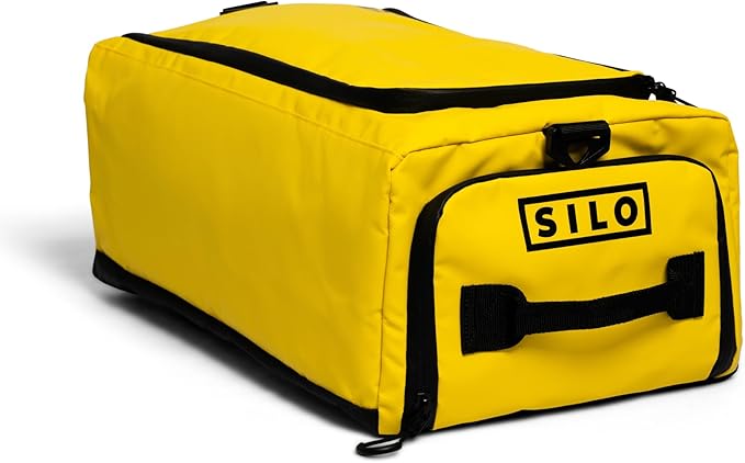 SILO Crew Drop One 26L Ultramarathon Bag - Organize Gear Efficiently for Training Racing Work, Travel - Optimized Storage: Pockets/Compartments for Easy Access Athletes Marathon Fitness Bright Yellow