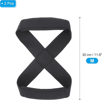 PATIKIL Figure Lifting Strap, Weightlifting Wrist Wraps Dead Lift Padded Grips for Fitness Power Strength Training