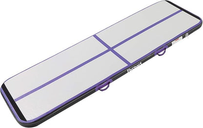 Inflatable Gymnastics Mat 10ft/13ft/16ft/20ft/ Air Tumbling Track Mats 4/8 inches Thick for Home Use/Training/Cheerleading/Yoga/Water with Pump