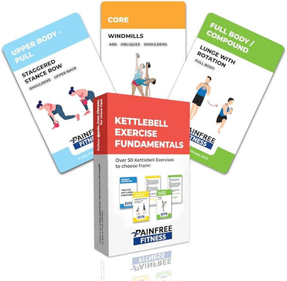 Exercise Flash Cards - Workout Cards Deck - Exercise Cards for Home Workouts Women & Men