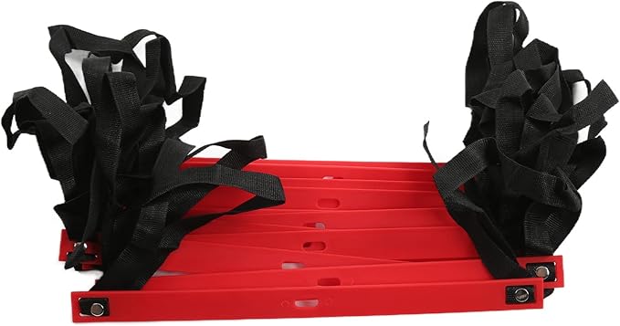Agility Ladder Soccer Training Speed Ladder Fixed Non Slip Footwork Exercise Equipment for Football Sports Training PP Material Bright Colors 6M 12 Rung