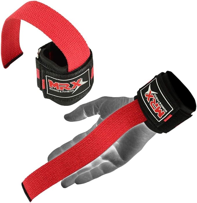 MRX Lifting Strap for Weightlifting Deadlift Straps for Powerlifting with Wrist Wrap Support for Strength Training Bodybuilding Wrist Straps for Weight Lifting|