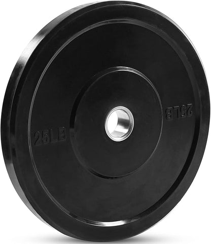 JFIT Olympic 2 Inch Grip Plates and Bumper Plates for Barbell - Single Weights or Sets of 2 (Muliple Weights)