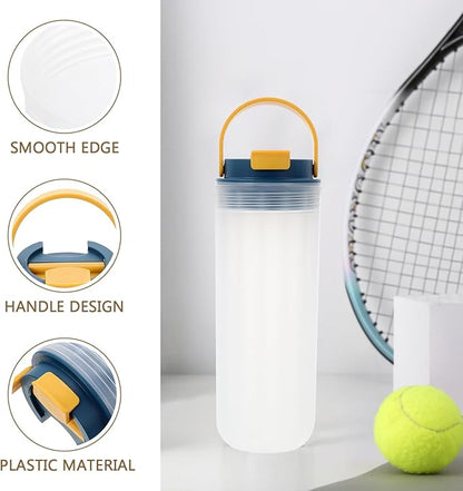 Hemoton Capacity Outdoor Sports Bottle Portable Fitness Jug with Handle Leak Design for Gym and Outdoor Activities Grey