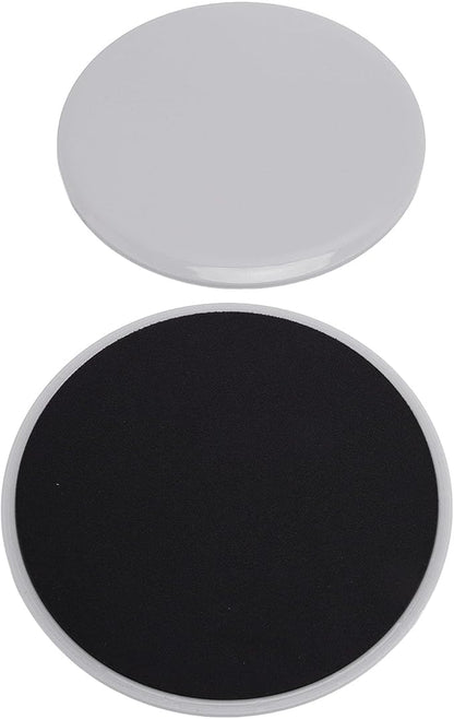 SUNGOOYUE 2 Core Sliders, ABS Material Workout Discs for Home Gym Exercise, with Foam Layer for Stability and Comfort, Compact Pads for Full Body Fitness
