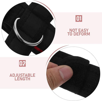 Kisangel Adjustable Neck Harness, Weight Lifting Strap Heavy Duty Neck Trainer Strapfor Exerciser Strength Training Fitness Equipment