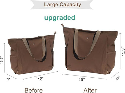 ESVAN Yoga Mat Bag Yoga Tote Carrier Shoulder Bag Carryall Tote for Office,Yoga,Pilates,Travel,Beach and Gym