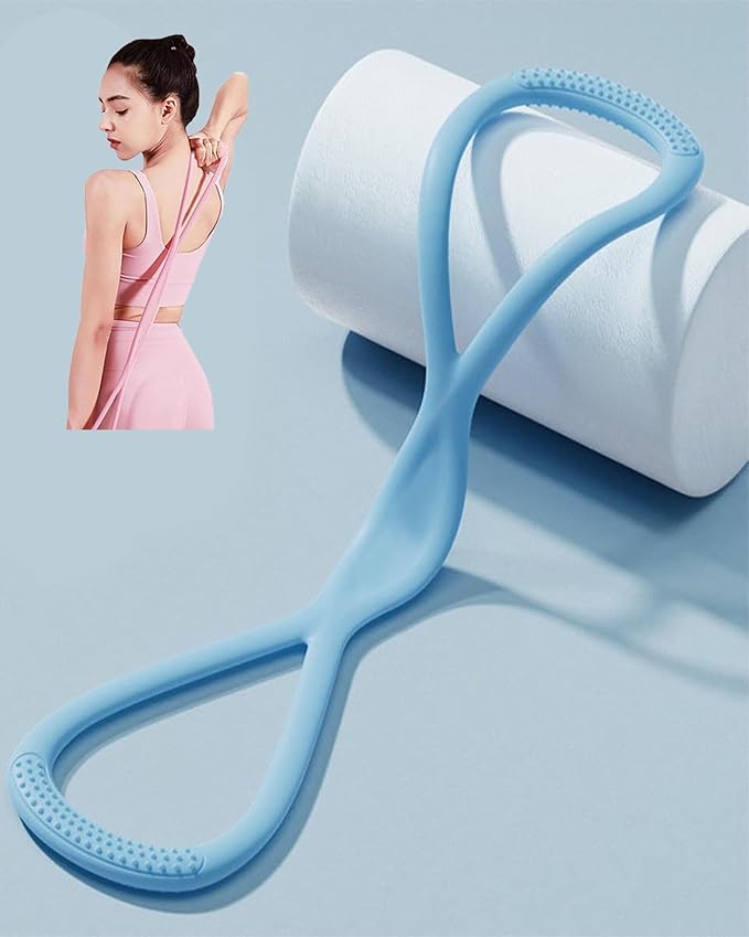 Resistance Bands with Handles,Figure 8 Resistance Band Elastic Fitness Bands Exercise Band for Home Yoga Gym Workout