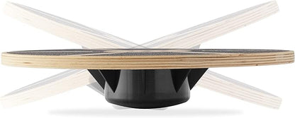 Philosophy Gym Wobble Board - Round Wooden Balance Board - Exercise Balance Trainer
