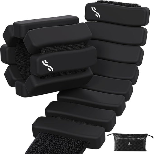 Sportneer Ankle & Wrist Weights Set of 2 (1LB/2LB Each) for Women Men Comfortable Arm Leg Weight for Pilates, Running, Walking, Workout, Yoga, Water Aerobics, Pool Exercises