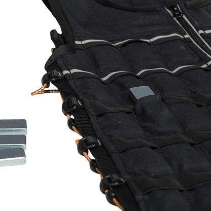 Hyperwear HyperVest ELITE Adjustable Weighted Vest for Women and Men — Thin Steel Weights, Stretch CORDURA Fabric — Weight Vest for Walking, Running, Strength Training