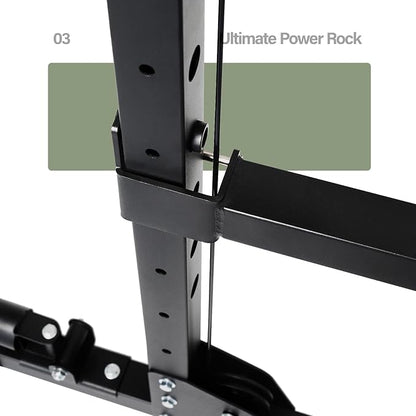 MAJOR FITNESS Drone1 Power Cage - Multi-Function Power Rack for Home Gym, Squat Rack, Cable Crossover System, for Strength Training