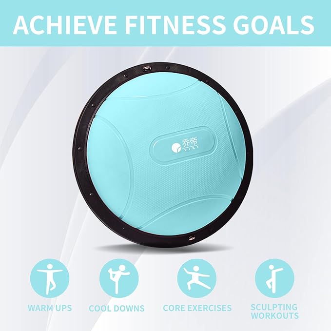 Half yoga ball, stable ball for fitness, core stability training for family fitness exercise, skid equipment for training， exercise equipment