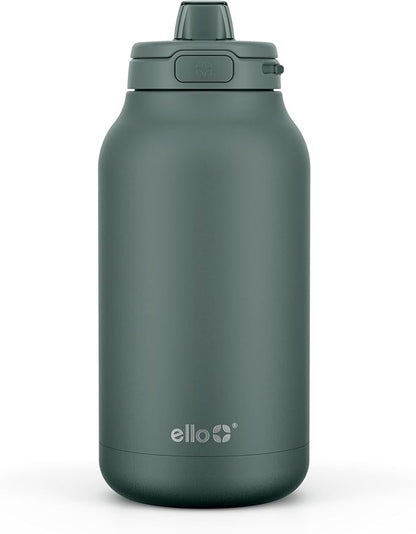 Ello Hydra 64oz Half Gallon Vacuum Insulated Stainless Steel Jug with Locking