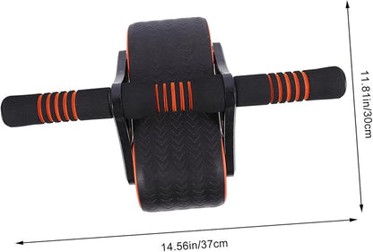 Zerodeko Ab Roller Wheel with Knee Pad for Home Gym Fitness Equipment Abdominal Muscle Trainer for Core Strengthening and Toning Environment-friendly Material Suitable for Men and Beginners