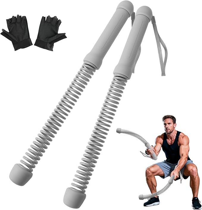 Ropeless Battle Ropes for Home Gym - Portable Cordless Training Rope Fitness Equipment for Men & Women, Weighted Workout Ropes for HIIT, Home and Travel Exercise Equipment