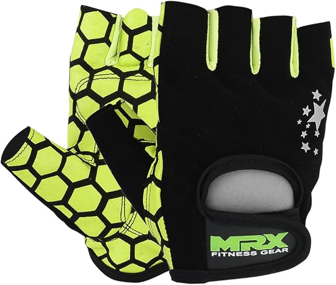 MRX Ladies Weight Lifting Gloves Women Fitness Training Exercise Glove Anti Slip Padded Shock-Absorbing Extra Grip Crossfit Multi Colors
