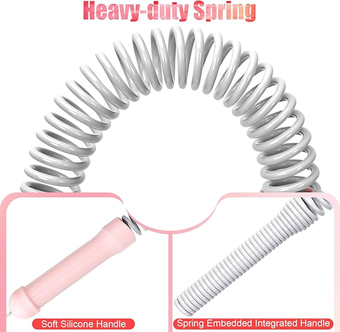 TRELC Upgrade Weighted Ropeless Battle Ropes, 2PCS Cordless Battle Rope for Home Gym, HIIT, Strength, Quiet Portable Training Rope, Workout Ropes Versatile Fitness Equipment for Men Women (Pink)
