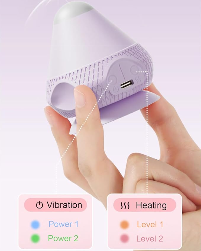 Massage Ball with Heat, Vibration Trigger Point Ball Silicone Self Massager for Deep Tissue Massage, Foot, Shoulder, and Lower Back, Rechargeable Vibrating Exercise Massage Device(Gray)