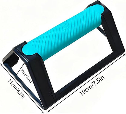 Push Up Bars for Home Workout, Triangular Stable Support with Wrist Protection & Anti-Slip Base, Strength Training Handles for Men and Women, Pushup Stands for Chest Arm Exercise -1 Pair