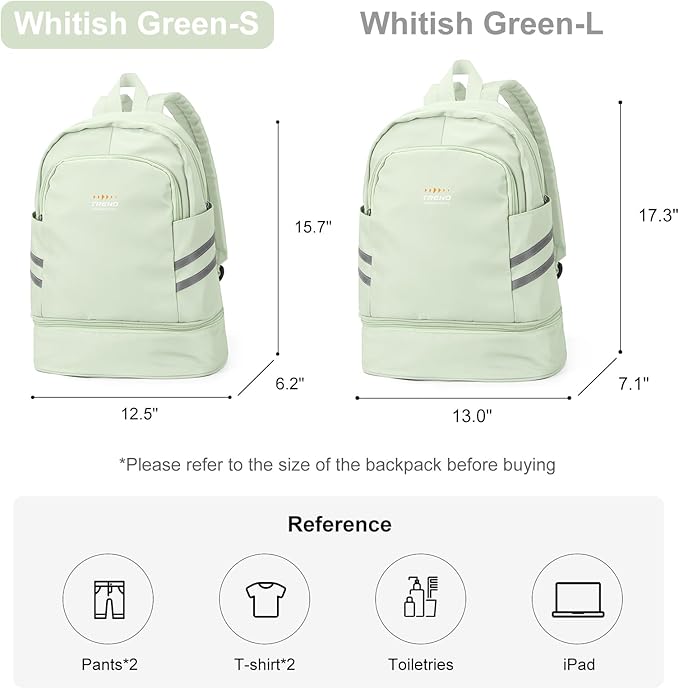 coofay Gym Backpack For Women Waterproof Backpack With Shoe Compartment Lightweight Travel Backpack Sports Backpacks Small Gym Bag