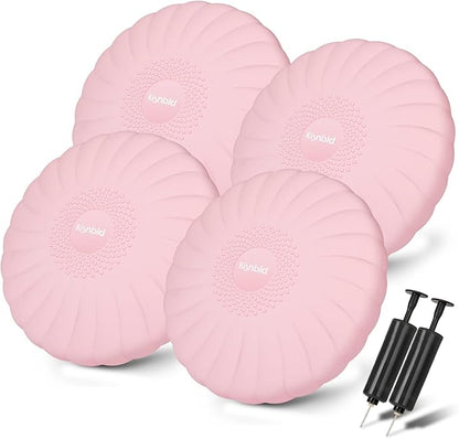 Wobble Cushion, Extra Thick Wiggle Seat for Sensory Kids, Non-slip Balance Disc with Inflation Pump for Adults Core Strength, Posture Improvement & Physical Therapy (13.5in/34cm)