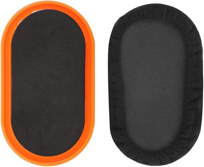 Core Sliders for Abs & Full Body Workout | 2 - Pack EVA & ABS Slide Discs | Home Exercise Equipment for Hard & Soft Floors | Includes Storage Covers