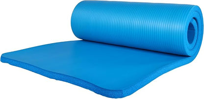 BalanceFrom 7-Piece Yoga Set with 71x24x1 Inches Extra Thick Mat and Carrying Sling – Includes 2 Blocks, Stretch Strap, 2 Towels, and Knee Pad for Home, Studio, and Gym Workouts