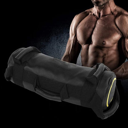 Sandbags for Working Out, Workout Sandbag Heavy Duty Training Weight Bag with Handles PU Leather Adjustable Weight Fitness Sand Bags