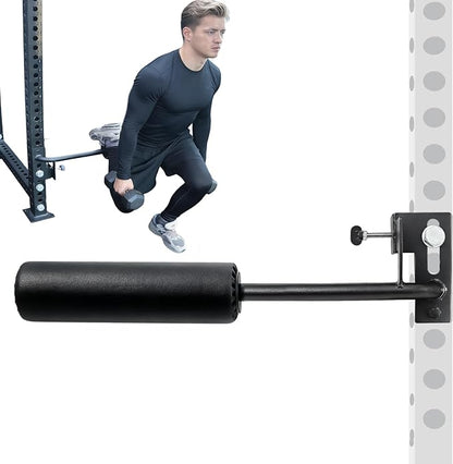 Nordic Leg Roller Attachment for Power Rack, Bulgarian Split Squat Roller, Hamstring Curl ,Core Workout Equipment Home Gym Workout Accessories for Squat Rack Accessories